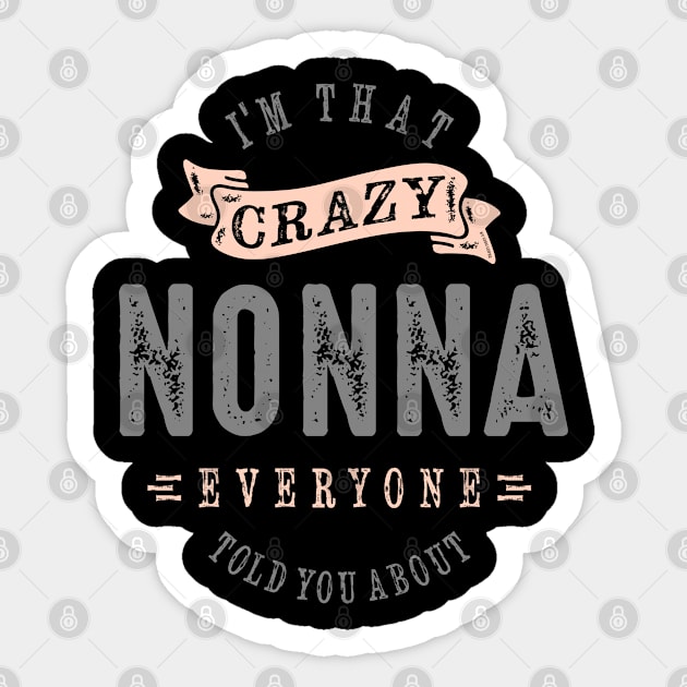 Nonna Tees Sticker by C_ceconello